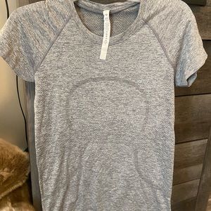 Slate/white swiftly tech short sleeve shirt 2.0